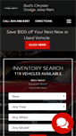 Mobile Screenshot of budschryslerdodgejeep.com